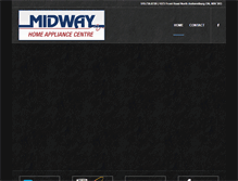 Tablet Screenshot of midwayappliancecentre.com